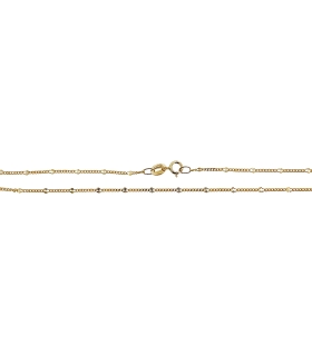 COLLAR CADENA BARBADA + ESTRELLA ORO 1ªL