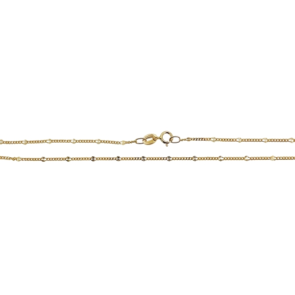 COLLAR CADENA BARBADA + ESTRELLA ORO 1ªL