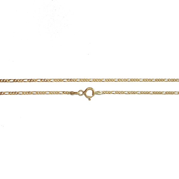 COLLAR MUJER ORO PRIMERA LEY 45 CM 3X1