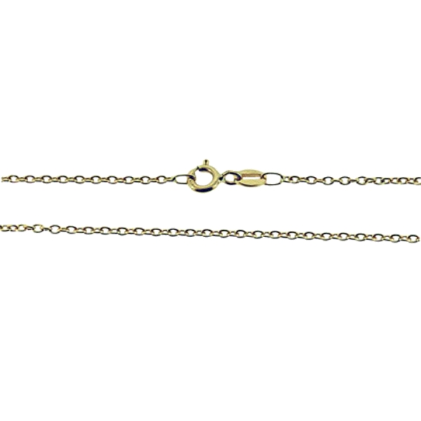 COLLAR ROLO MACIZO ORO 18 KTES. 45 CM
