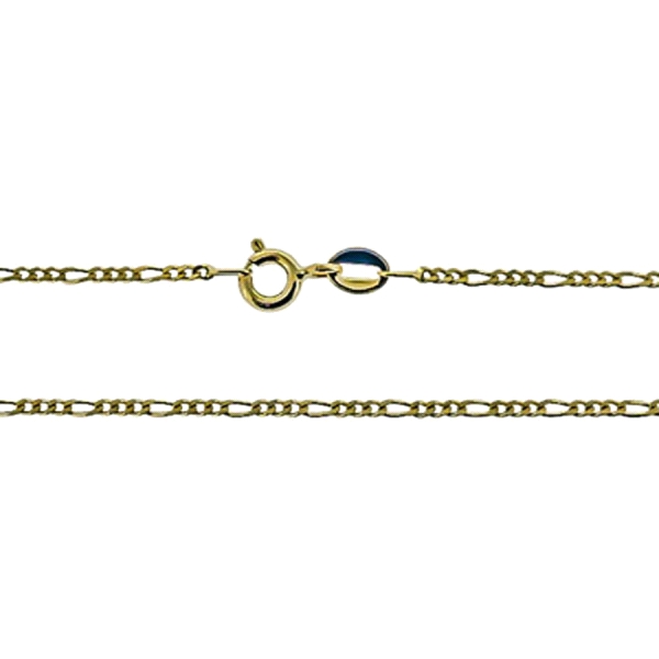 GARGANTILLA 3 X 1 ORO 1ª LEY 45CM MACIZA