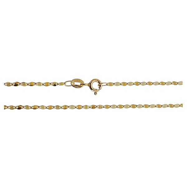 COLLAR CADENA OJITO ESPEJO ORO 18 KTES.