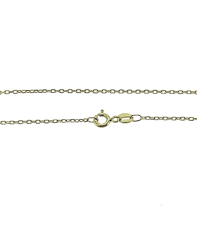 COLLAR MUJER CADENA FORZADA ORO 18 KTES.