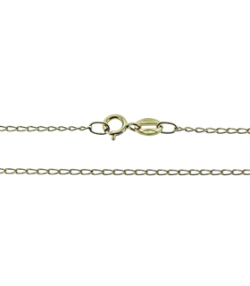 COLLAR BILBAO MUJER ORO 1ª LEY 45 CM