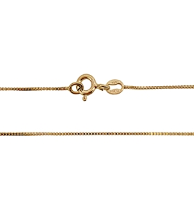 GARGANTILLA VENECIANA ORO 1ª LEY 45 CM