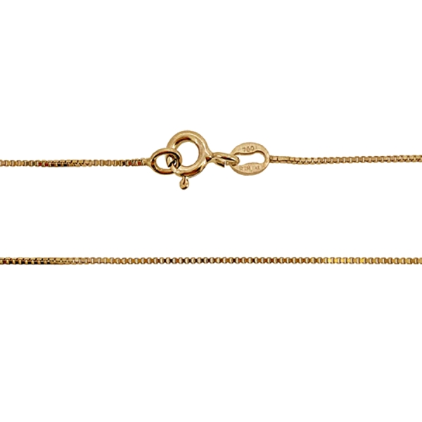GARGANTILLA VENECIANA ORO 1ª LEY 45 CM