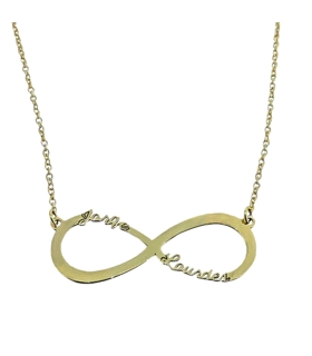 INFINITO CON CADENA ORO 1ª LEY PERSONALI