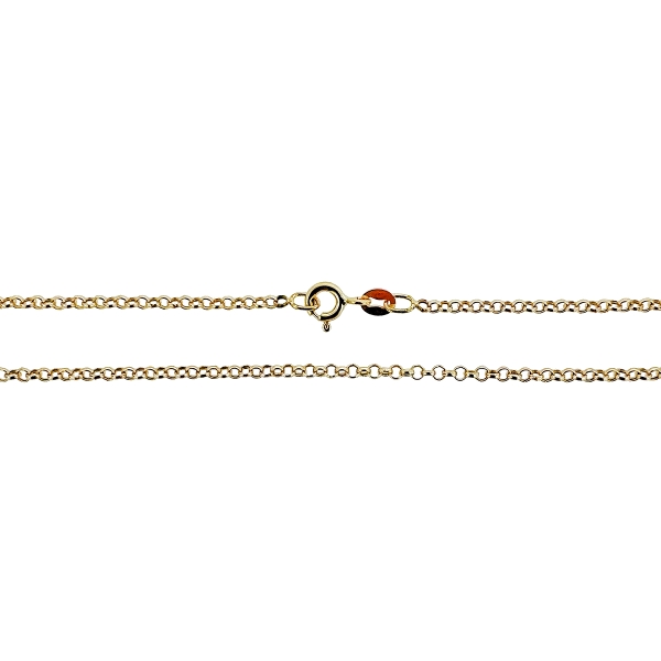 COLLAR CADENA ROLO ORO 18 KTES. 40 CM.