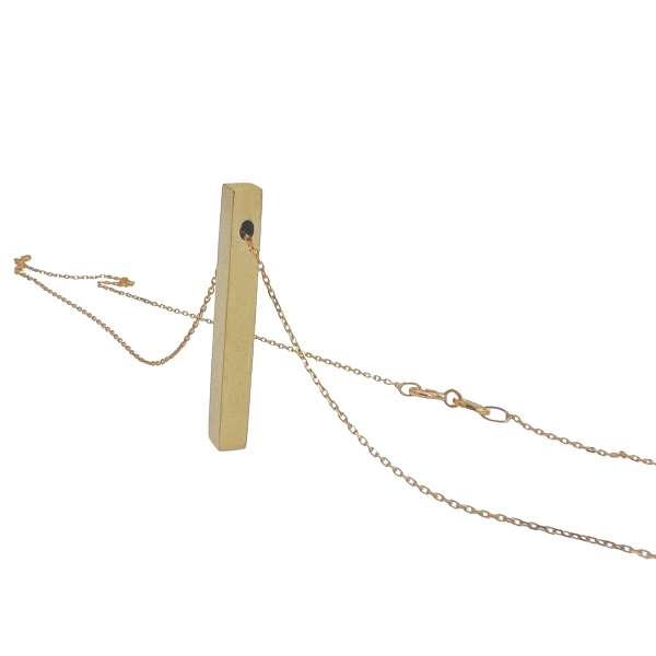 COLLAR / GARGANTILLA LINGOTE ORO 18 KTES
