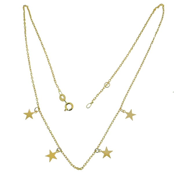 COLLAR MUJER JUVENIL ESTRELLA ORO 1ª LEY
