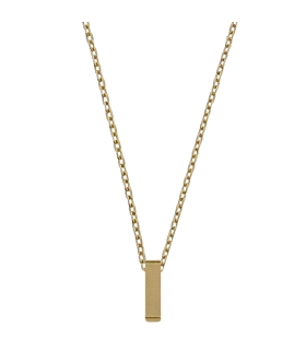 COLLAR MUJER LETRA  I  ORO PRIMERA LEY