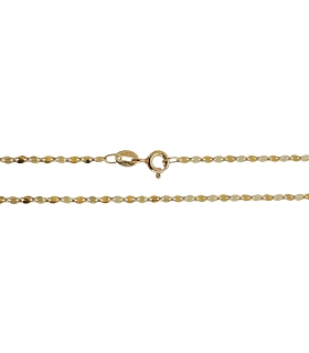 COLLAR CADENA  OJITO ORO 18 KTES. 40 CM