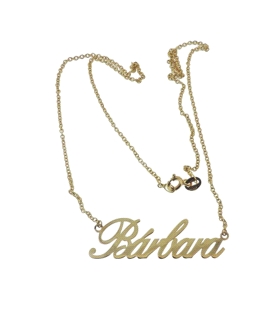 GARGANTILLA BARBARA ORO 1ª LEY 43.80 CM