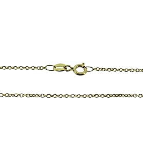 COLLAR CADENA ROLO MACIZA ORO 18 KTES. 4