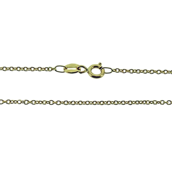 COLLAR CADENA ROLO MACIZA ORO 18 KTES. 4