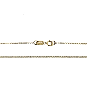 COLLAR CADENA ROLO ORO 18 KTES. 40 CM.