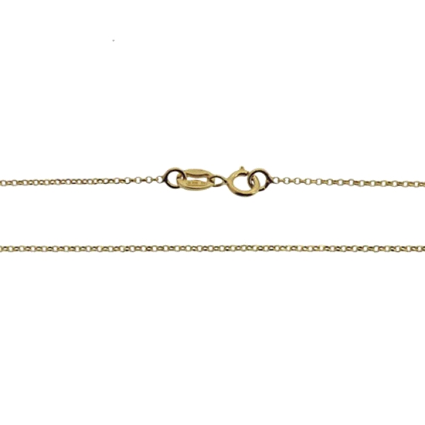 COLLAR CADENA ROLO ORO 18 KTES. 40 CM.