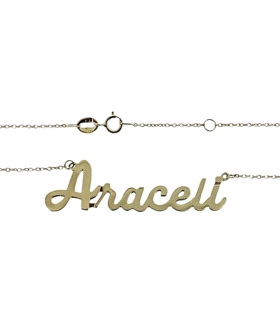 GARGANTILLA ARACELI ORO 1ª LEY 40 CM