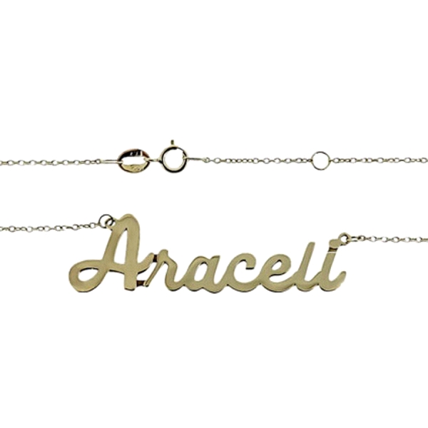 GARGANTILLA ARACELI ORO 1ª LEY 40 CM