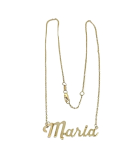 GARGANTILLA MARIA ORO 1ª LEY 40 CM