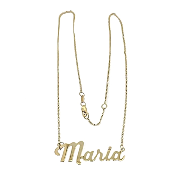GARGANTILLA MARIA ORO 1ª LEY 40 CM
