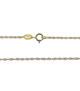 COLLAR CADENA SINGAPUR ORO 18 KTES. 40 C