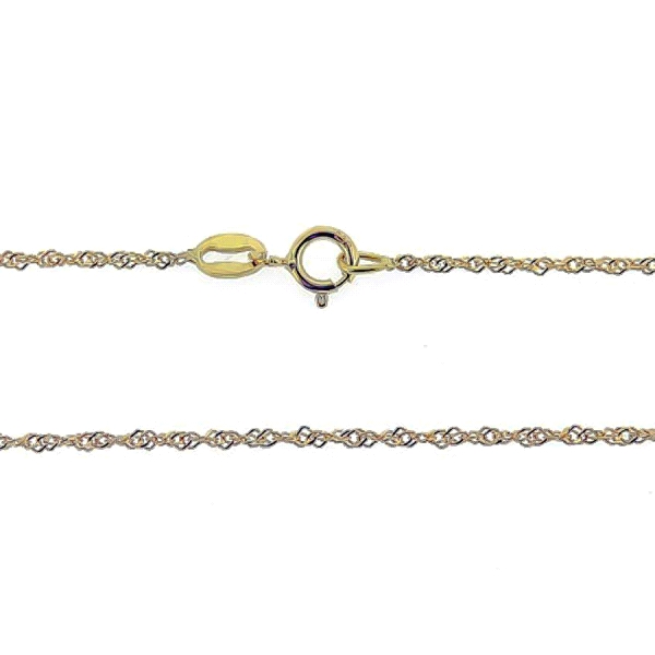 COLLAR CADENA SINGAPUR ORO 18 KTES. 40 C
