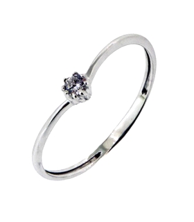 ANILLO NOVIOS ORO BLANCO 18 KTES. 2.80 M