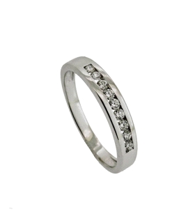 ANILLO BRILLANTES ORO BLANCO 18 KTES. 4