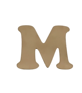 BROCHE LETRA M ORO 18 KTES. 35 X 39 X 0.