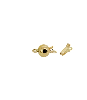 BROCHE BRILLO LISO ORO 18 KTES. 6 MM.