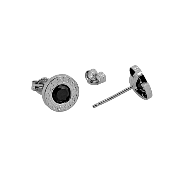 PENDIENTE GRECA ORO 18 KTES. 7.50 MM.