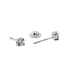 PENDIENTE UNISEX ORO BLANCO 18 KTES. 4.3