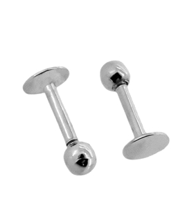 PIERCING LABIO ORO B. 18 KTES. BOLA 3.40