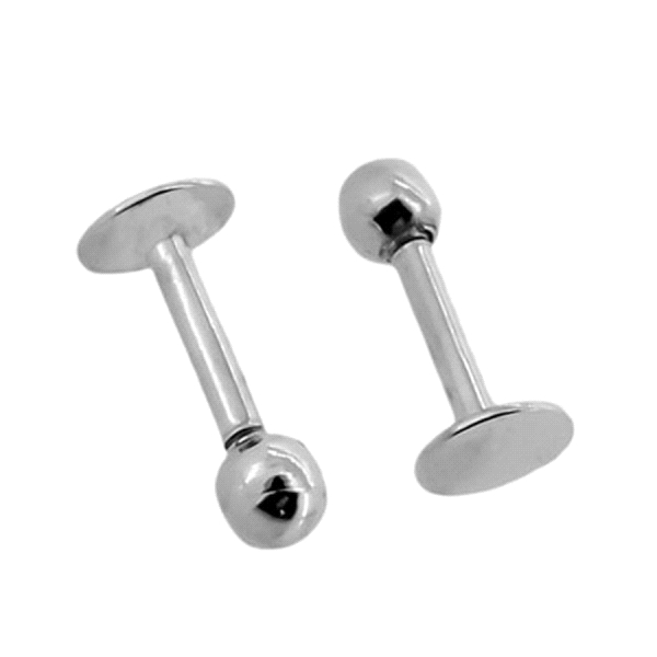 PIERCING LABIO ORO B. 18 KTES. BOLA 3.40