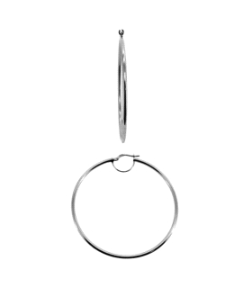 PENDIENTE CRIOLLA ORO BLANCO 18 KTES. 2