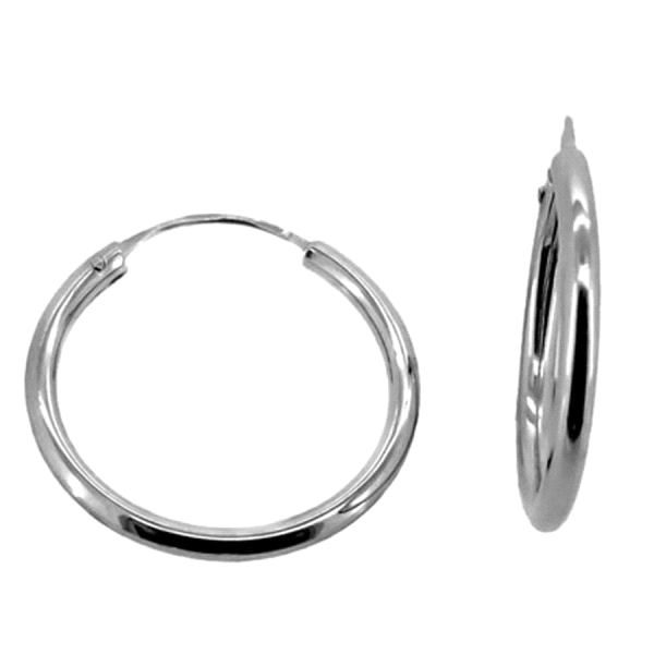 PENDIENTE CRIOLLAS UNISEX ORO B.18 KTES.