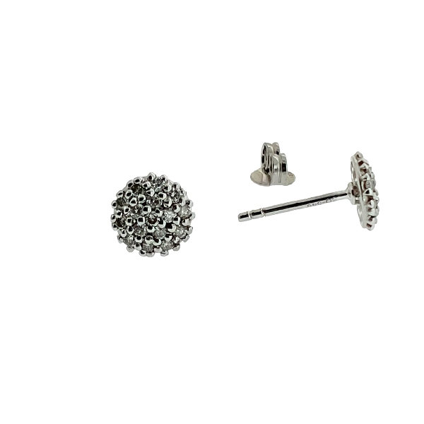PENDIENTES BRILLANTES ORO B. PRIMERA LEY