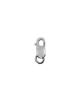 MOSQUETON ORO BLANCO 18 KTES. CON ASA