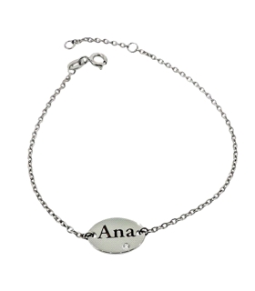 NOMEOLVIDES DIAMANTE ORO BLANCO 1ª LEY