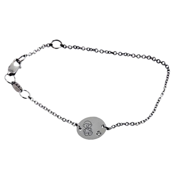NOMEOLVIDES DIAMANTE ORO BLANCO 1ª LEY