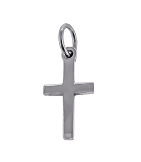 CRUZ SIN CRISTO MINI PARA PENDIENTE ORO