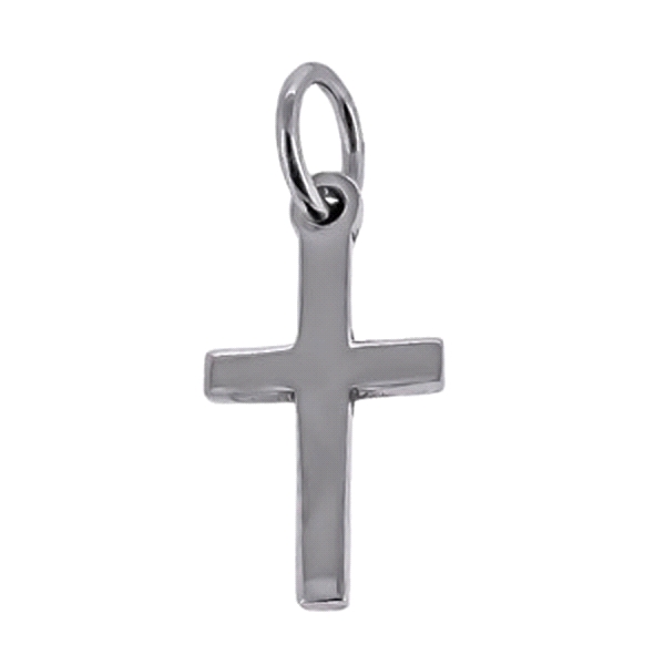 CRUZ SIN CRISTO MINI PARA PENDIENTE ORO