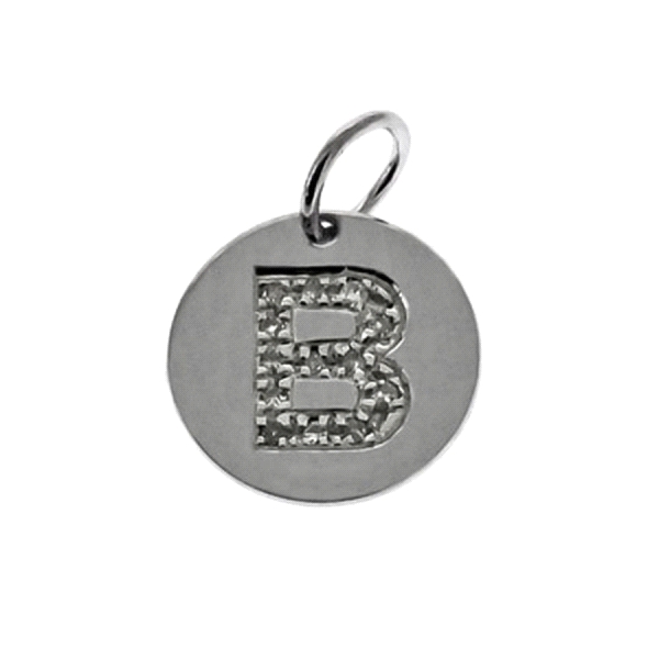 DISCO LETRA B 13 BR.ORO BLANCO 1ª LEY