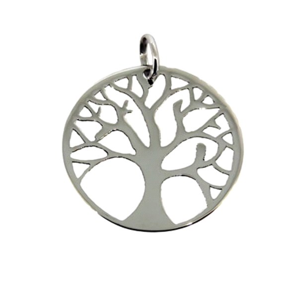 COLGANTE ARBOL VIDA ORO BLANCO 1ª LEY 20