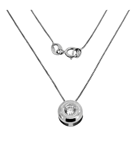 COLLAR BRILLANTE ORO 18 KTES. 0.11 CT.