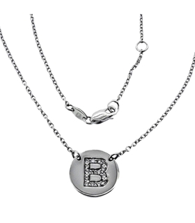 GARGANTILLA DIAMANTE B ORO BLANCO 1ª LEY