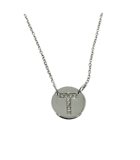 GARGANTILLA DIAMANTE T ORO BLANCO 1ª LEY