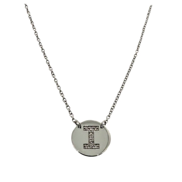 GARGANTILLA DIAMANTE I ORO BLANCO 1ª LEY