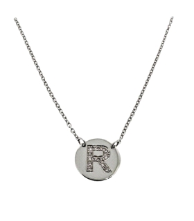 GARGANTILLA DIAMANTE R ORO BLANCO 1ª LEY